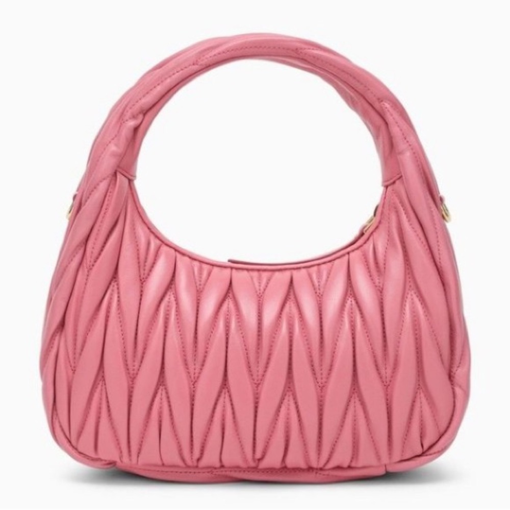 💕 MIUM✵U Designer Soft Pink Crossbody & Shoulder - Picture 3 of 5